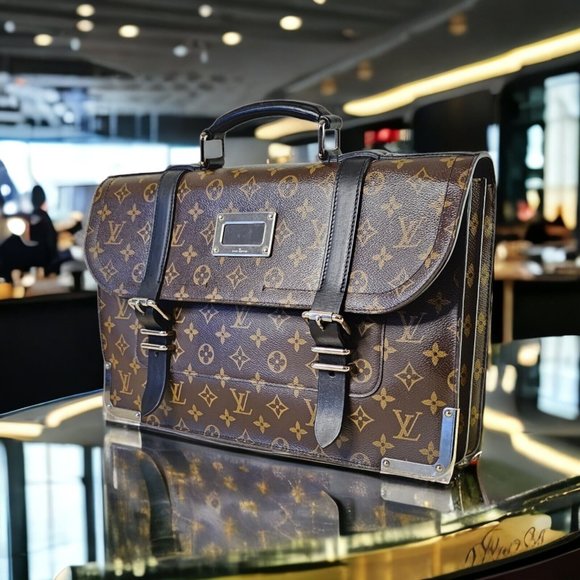 Louis Vuitton Other - LOUIS VUITTON Ltd Edn Mens Monogram Architect Lawyer Professor Briefcase Attache